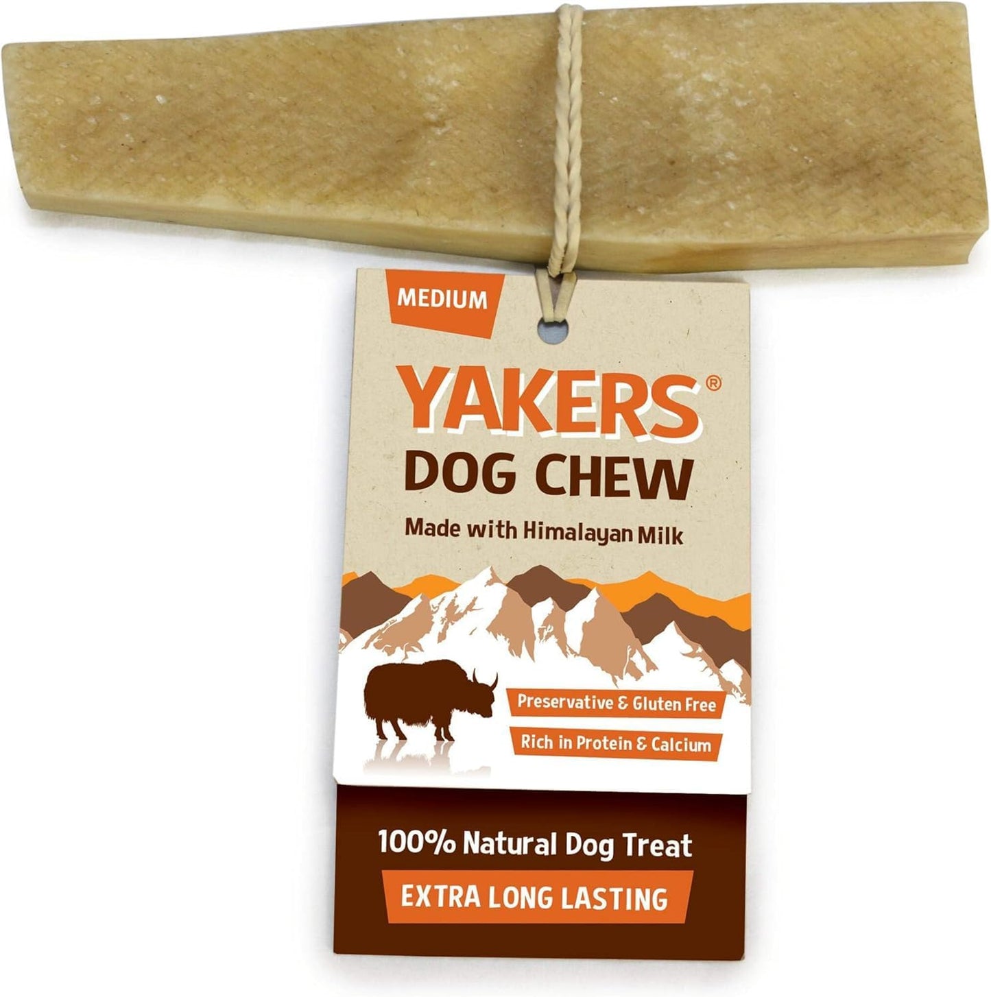 Yakers | Natural Dog Treat | Himalayan Hard Cheese Yak Milk Chew
