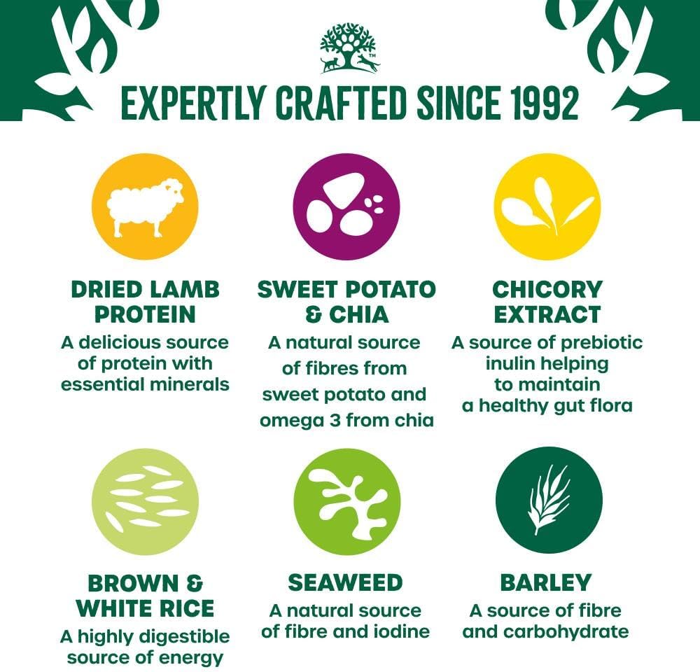 James Wellbeloved Superfoods Adult Lamb with Sweet Potato & Chia - Dry Dog Food CLEARANCE DEAL