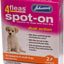 Johnson's 4Fleas | Dog Dual Action Flea & Lice | Spot On Treatment