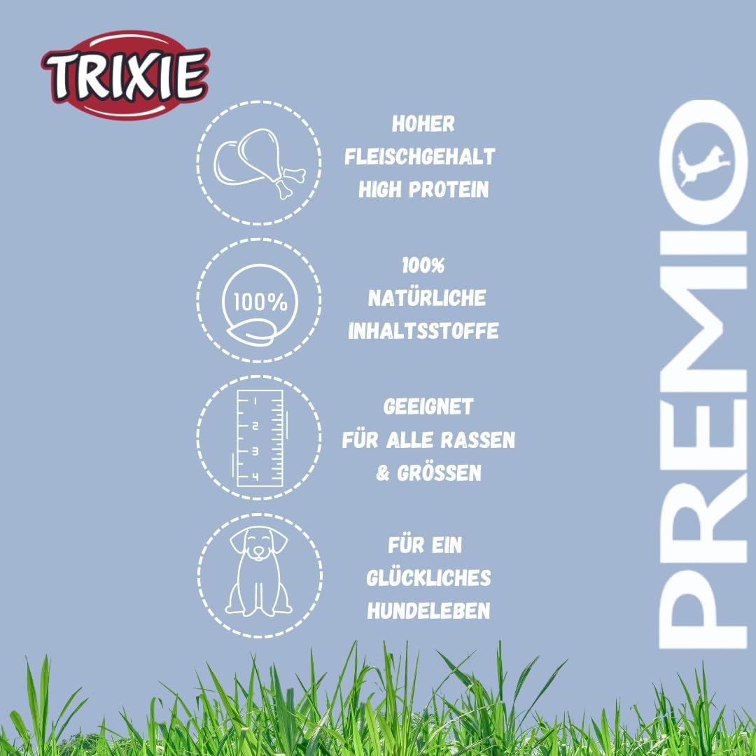 Trixie Premio | Rawhide Dog Treats | Duck Bites - 80g