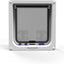 Cat Mate 4-Way Locking Large Cat Flap (221) For Large Cats & Small Dogs White Secure Double Lock Silent & Draught Proof