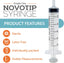 Medication & Supplement Measuring Syringe | NovoTip | 10ml