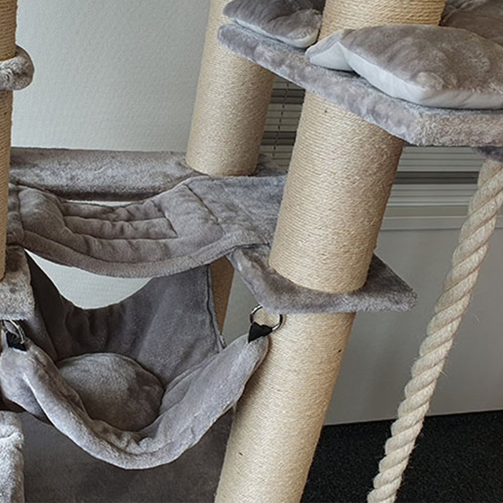 Nobby Rubi Giant Cat Tree | 197cm Dark Grey Scratching Post