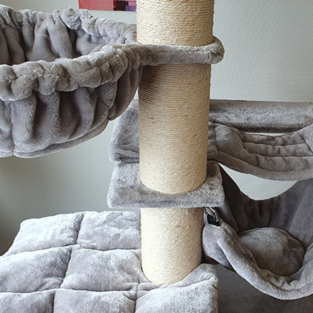Nobby Rubi Giant Cat Tree | 197cm Dark Grey Scratching Post