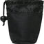 Rosewood Plain Black Dog Training Treat Bag - Hands-Free Pouch with Belt Clip