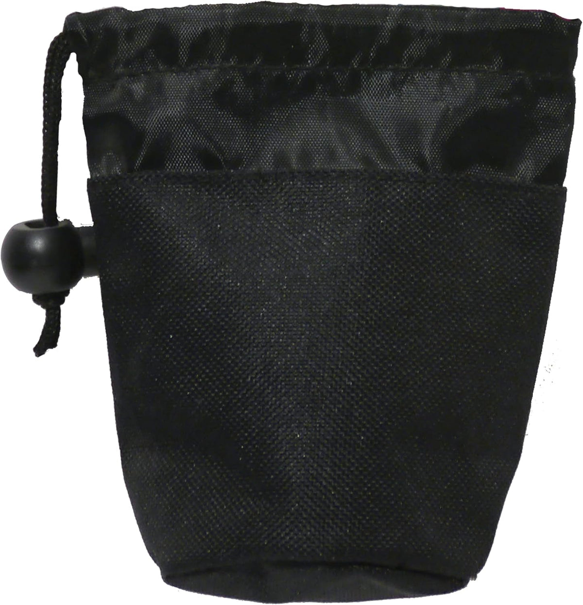 Rosewood Plain Black Dog Training Treat Bag - Hands-Free Pouch with Belt Clip