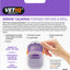VETIQ Serene Calming Portable Diffuser & Refill packaging with product image and text on a purple background