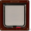 Cat Mate Lockable Cat Flap – Brown  Secure Slide Lock  Ideal for Thin Panel Doors