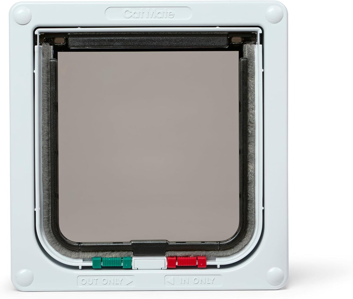 White cat flap