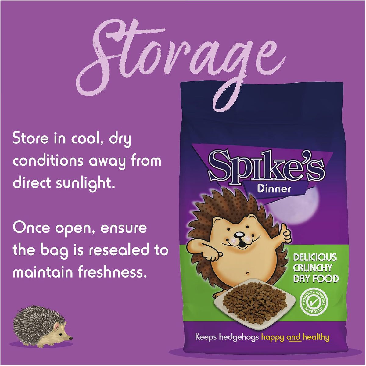 Spikes Hedgehog Food - Delicious Dry - 2.5kg