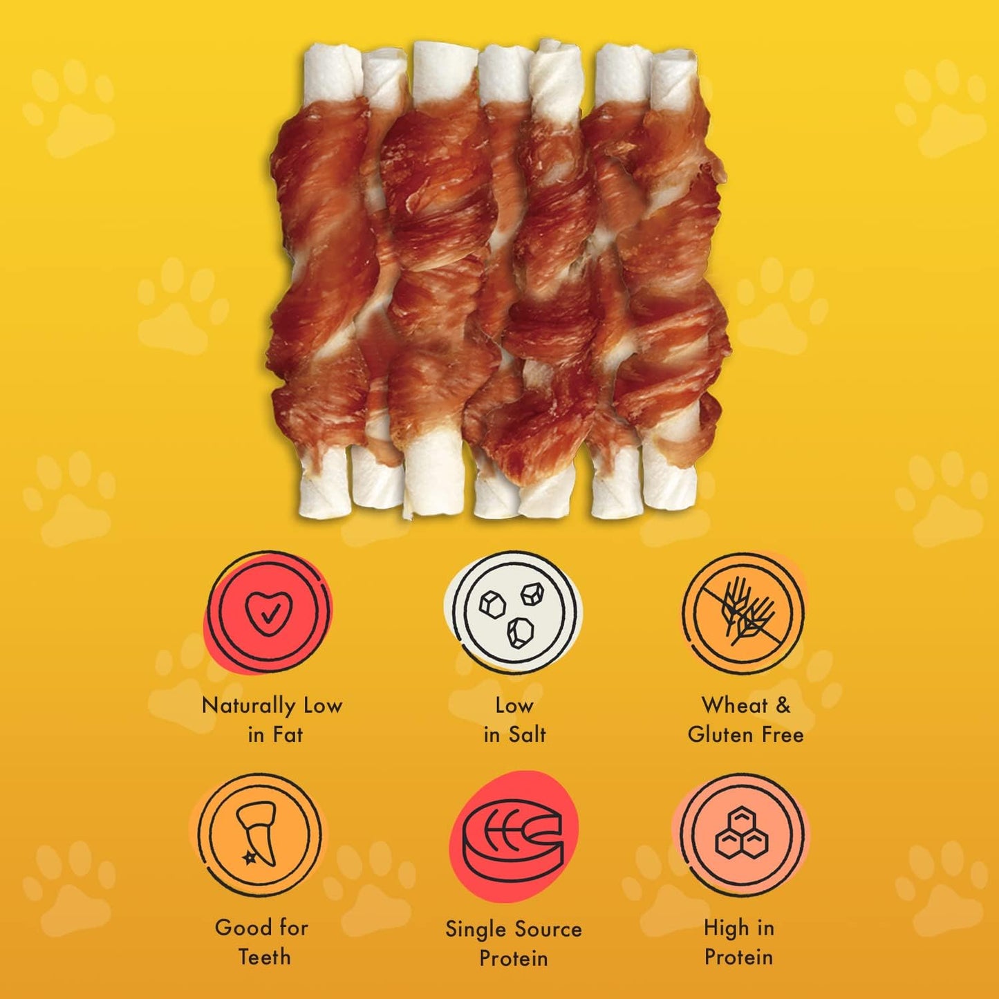 Pet Munchies Gourmet Dental Twist Dog Treats Chicken or Duck