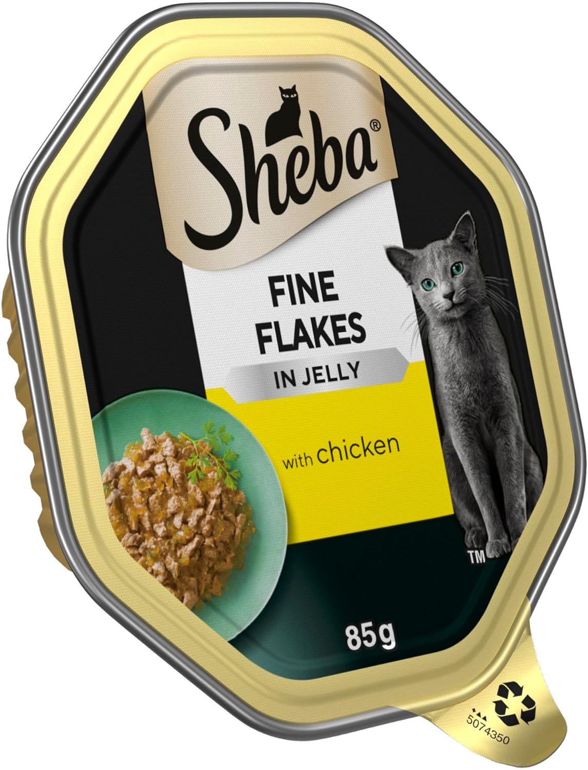 Sheba | Wet Cat Food Tray | Fine Flakes | Chicken in Jelly - 85g
