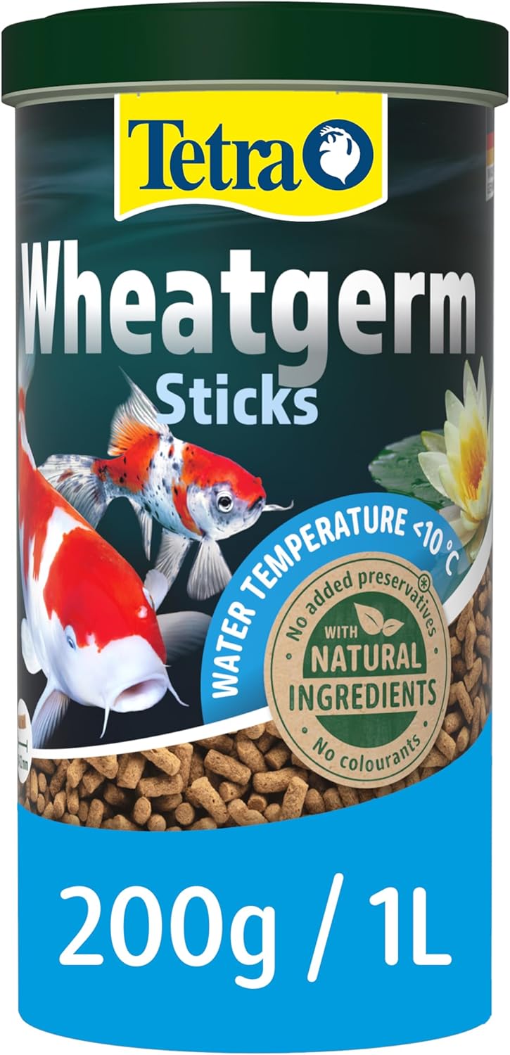 Tetra Pond Wheatgerm Sticks 200g | Highly Digestible Pond Fish Food