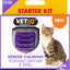 VetiQ Healthy+ Serene Calming Portable Diffuser & Refill Starter Kit for cats and kittens on a white background.