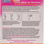 Back of the Johnson's 4 fleas 40mg Spot-on Solution for dogs package leaflet, showing usage instructions, warnings, and diagrams on a white background with a pink header.