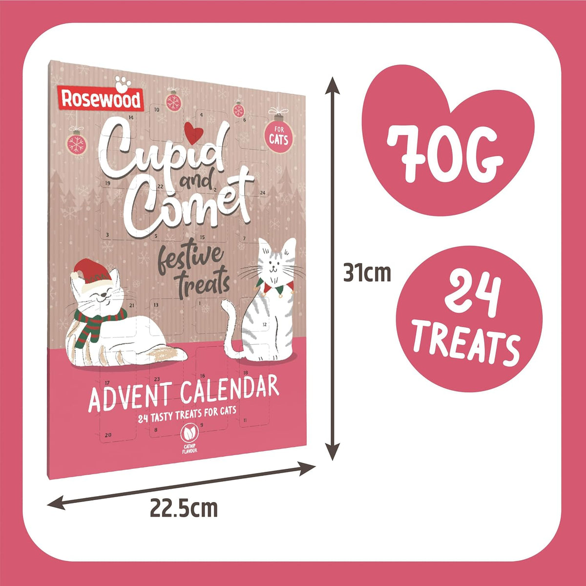Cupid & Comet Yoghurt & Catnip Cat Advent Calendar