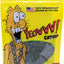 Yeowww! Catnip package with cartoon cat on yellow background