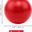 KONG Ball with Hole | Durable Natural Rubber Fetch Dog Toy