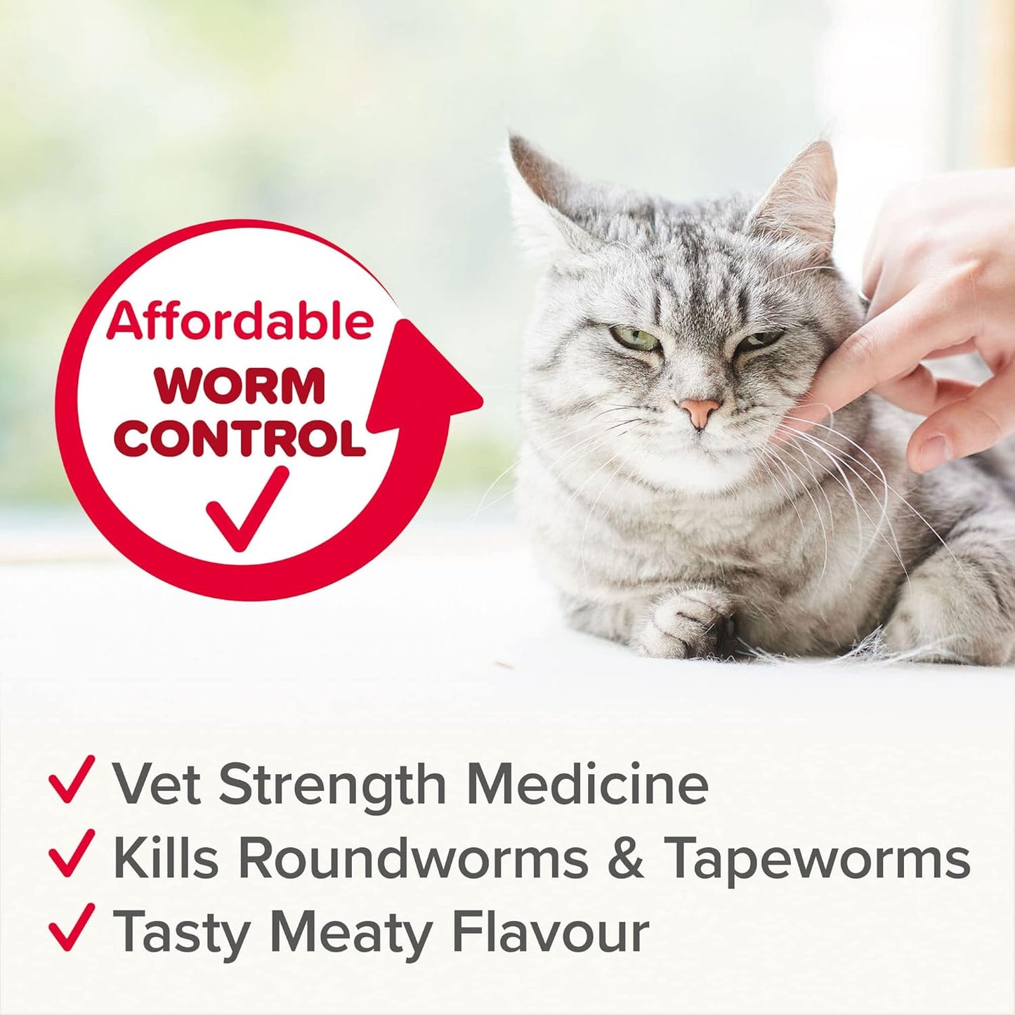 Cat Worming Tablets | Cat Worm Control | Beaphar WormClear - Dated Jan 2026