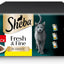 SHEBA Fresh & Fine Cat Food Pouches Poultry in Gravy 50x50g | Complete Wet Food for Adult Cats