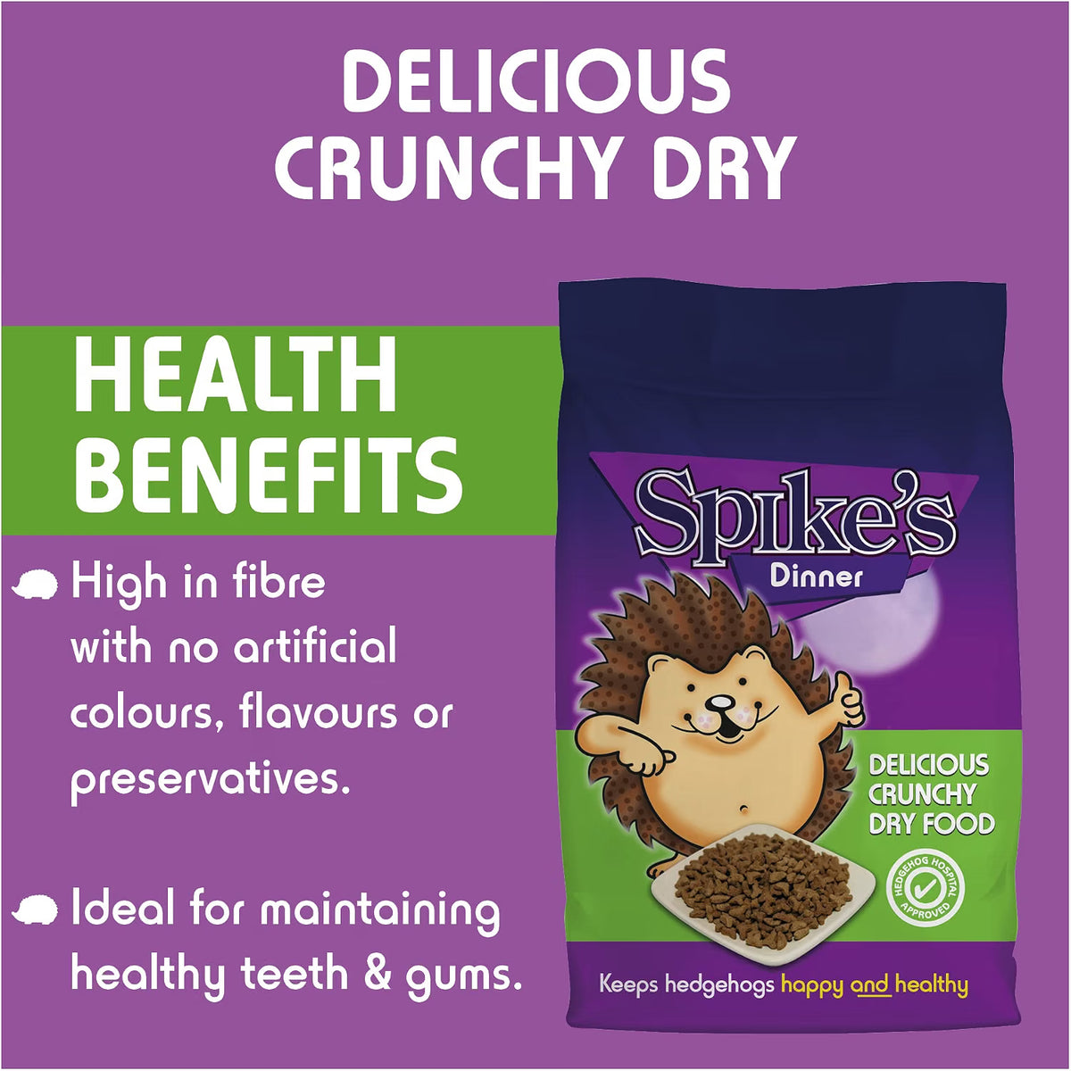 Spikes Hedgehog Food - Delicious Dry - 2.5kg