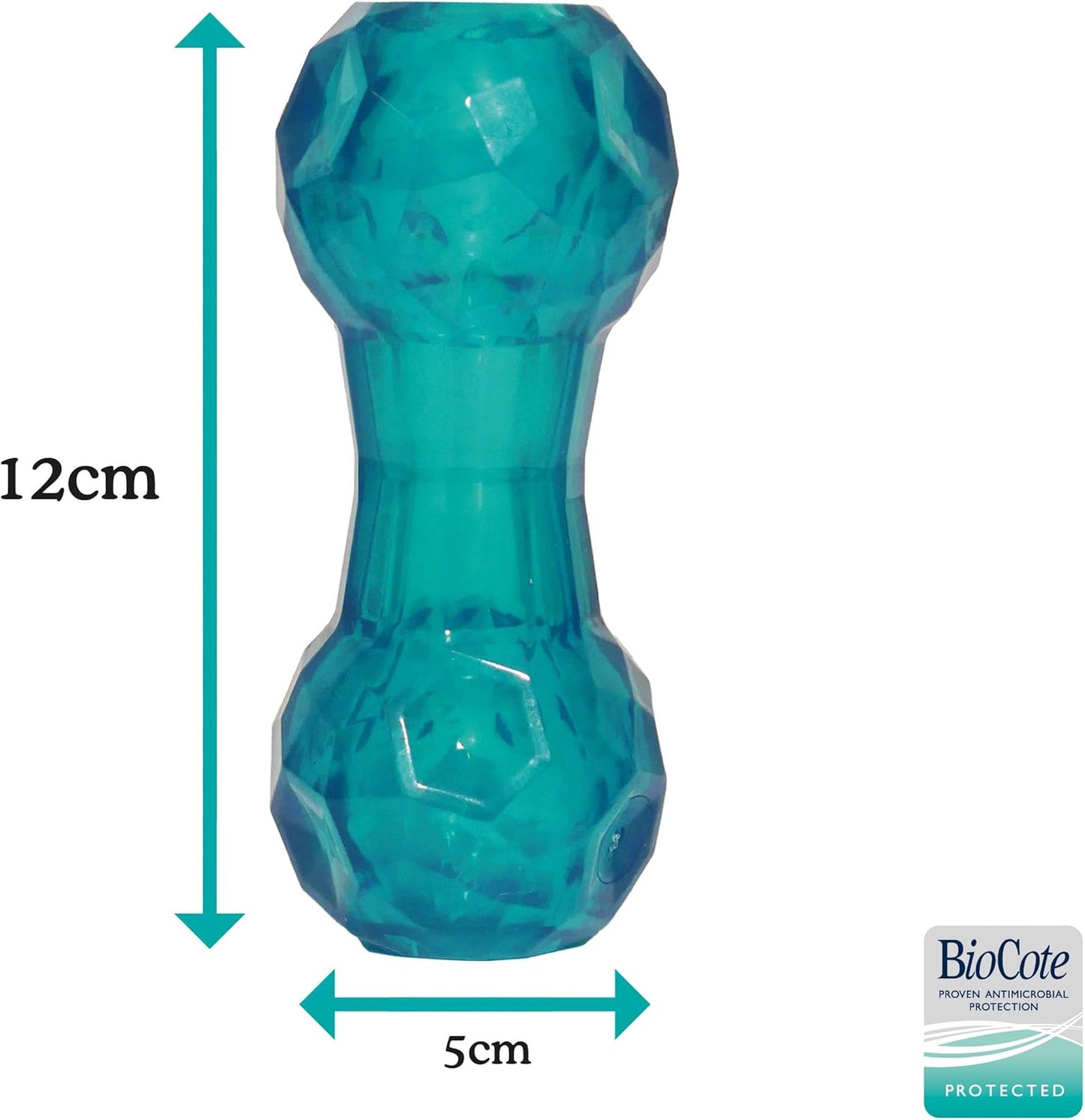 BioSafe Antimicrobial Puppy Treat Bone - 7cm Hygienic Treat Dispensing Toy