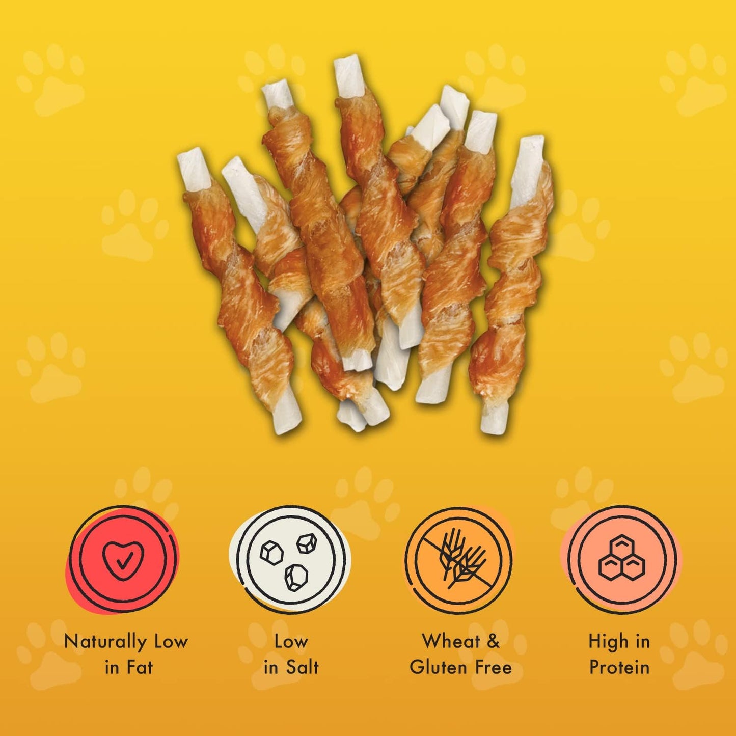 Pet Munchies Gourmet Dental Twist Dog Treats Chicken or Duck