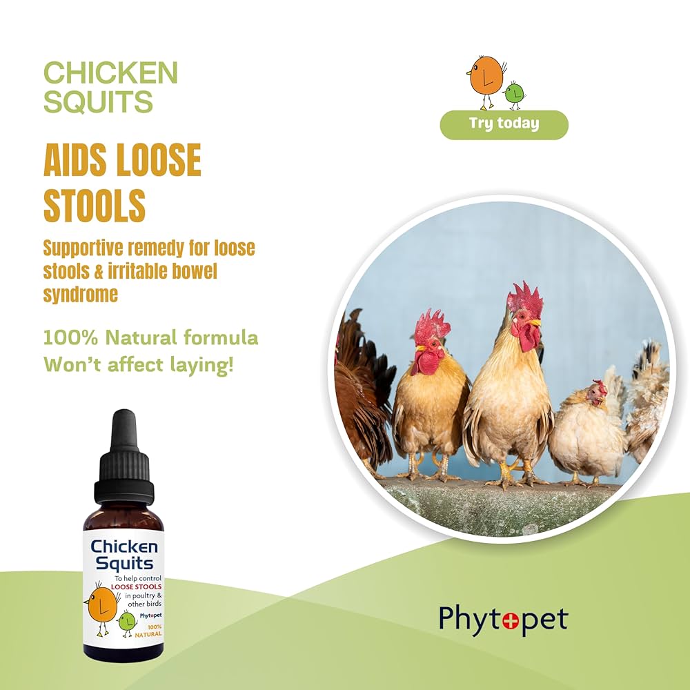 Phytopet | Natural Herbal Remedy | Farm & Yard Chicken Squits - 50ml