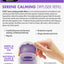 VetIQ Serene Calming Diffuser Refill packaging with a hand holding the diffuser.