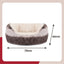 Dog bed with measurements 