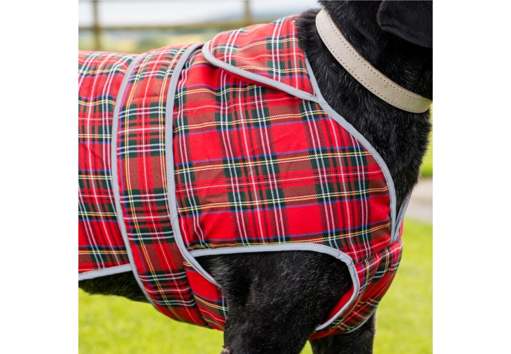 Heritage Red Tartan Dog Coat by Ancol