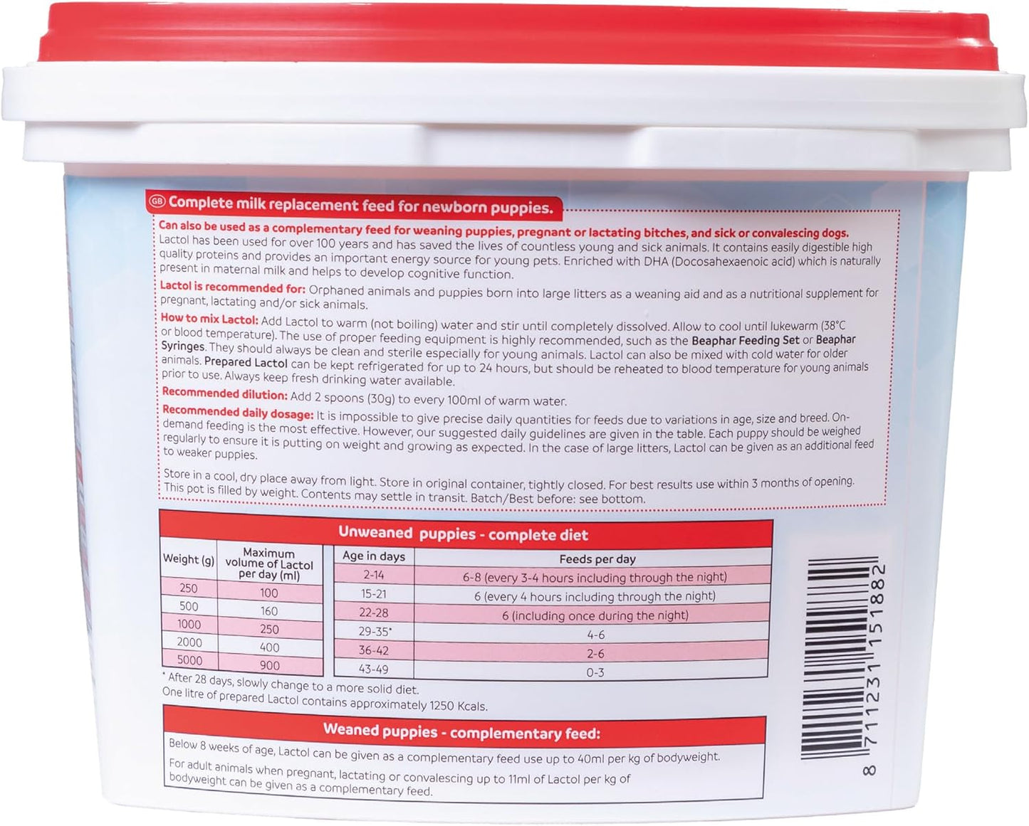 Beaphar | Puppy Milk Supplement | Lactol