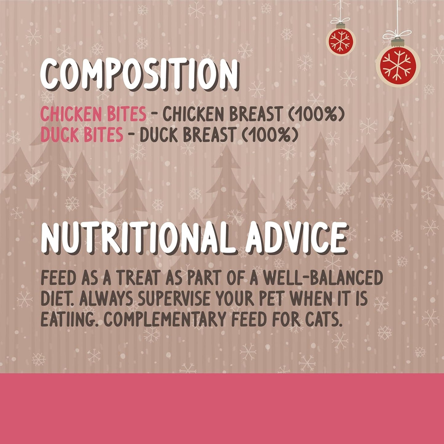 Rosewood Luxury Cat Advent Calendar – 100% Chicken & Duck Treats | Freeze-Dried High Protein | 24-Day Christmas Countdown