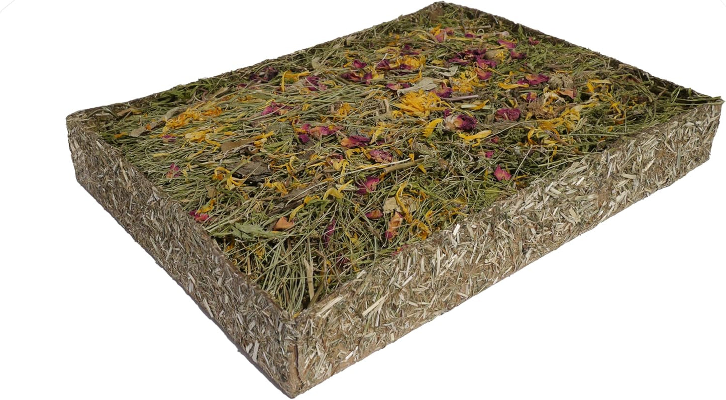 Rosewood Naturals Nibble & Dig Meadow Box - Edible Foraging & Digging Toy for Small Pets