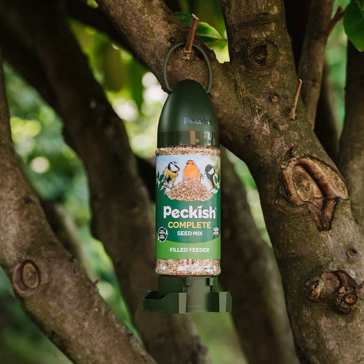 Peckish Complete Seed Mix Filled Feeder | 400g Refillable