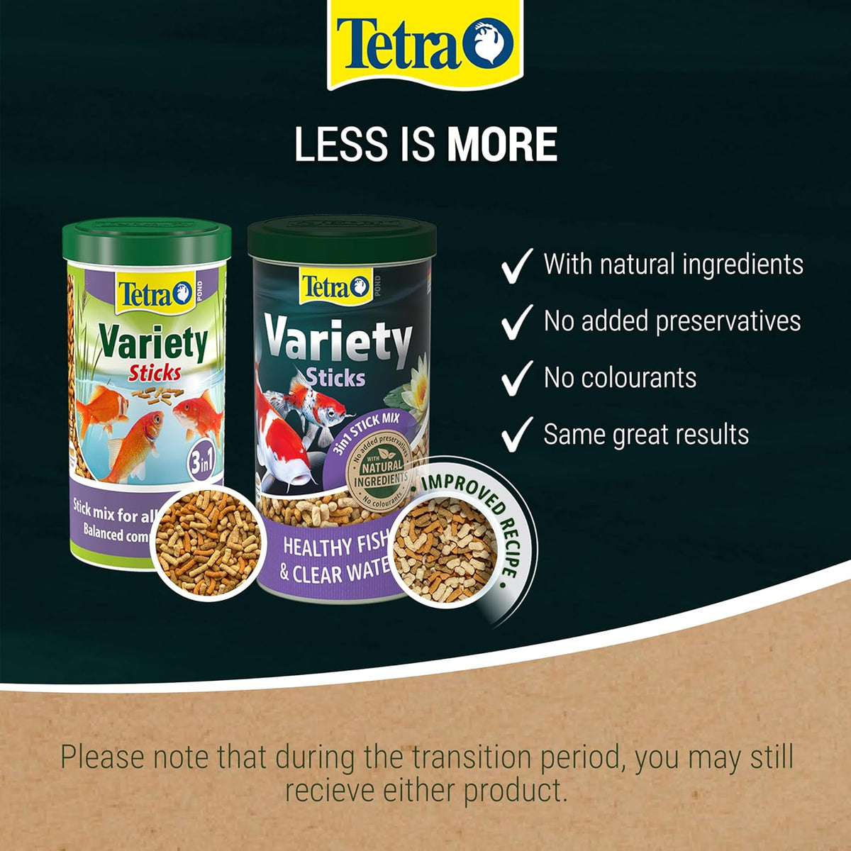 Tetra Pond Variety Sticks 150g | Complete Mix for All Pond Fish
