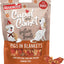 Rosewood Cupid and Comet festive treats packaging for dogs with cartoon dogs and treats.