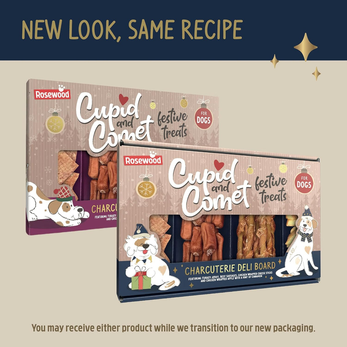 Rosewood Cupid & Comet Charcuterie Deli Board 200g Gourmet Dog Treats