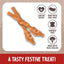 Rosewood Turkey & Carrot Chewy Wraps - 100g Grain-Free Dog Treats