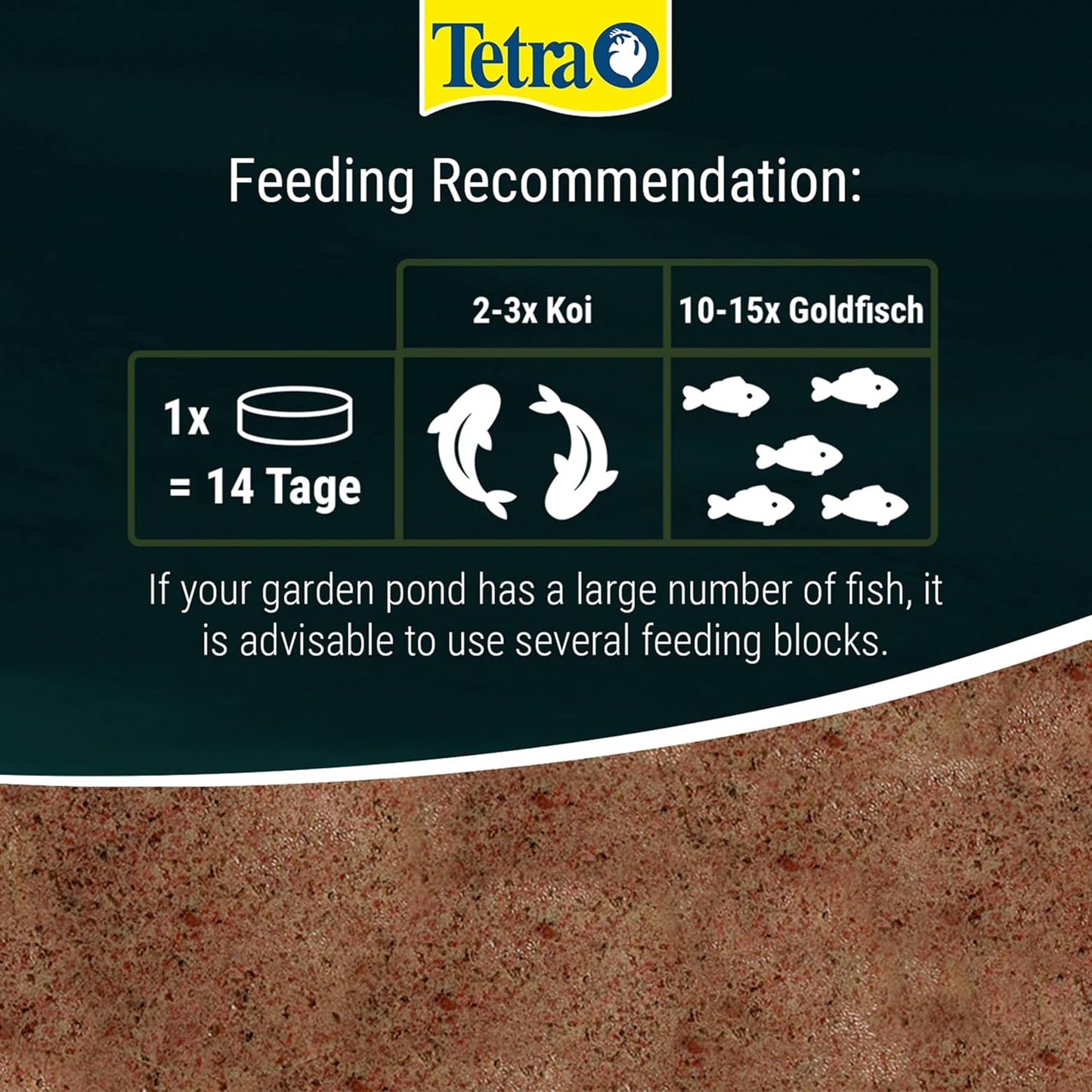 Tetra Holiday Pond Fish Food 73g | Automatic Feeder Block