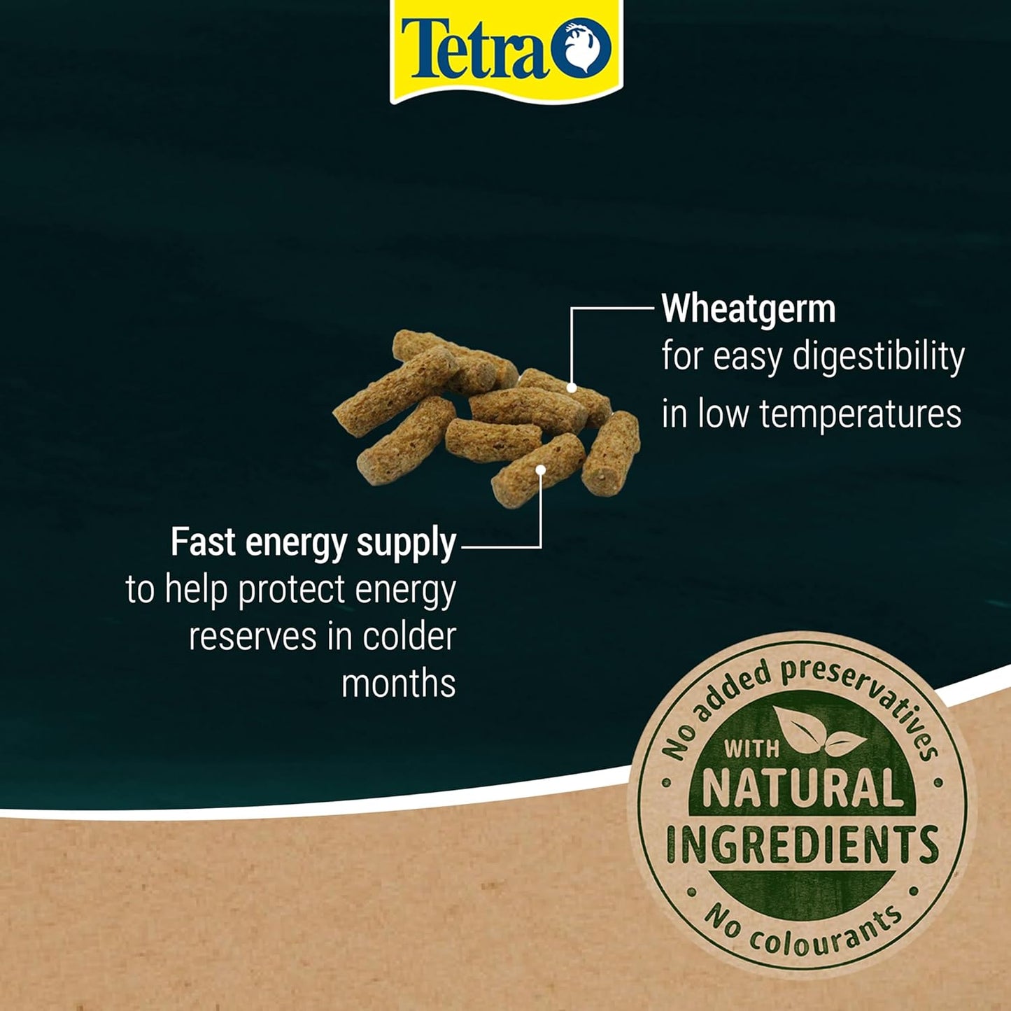 Tetra Pond Wheatgerm Sticks 200g | Highly Digestible Pond Fish Food