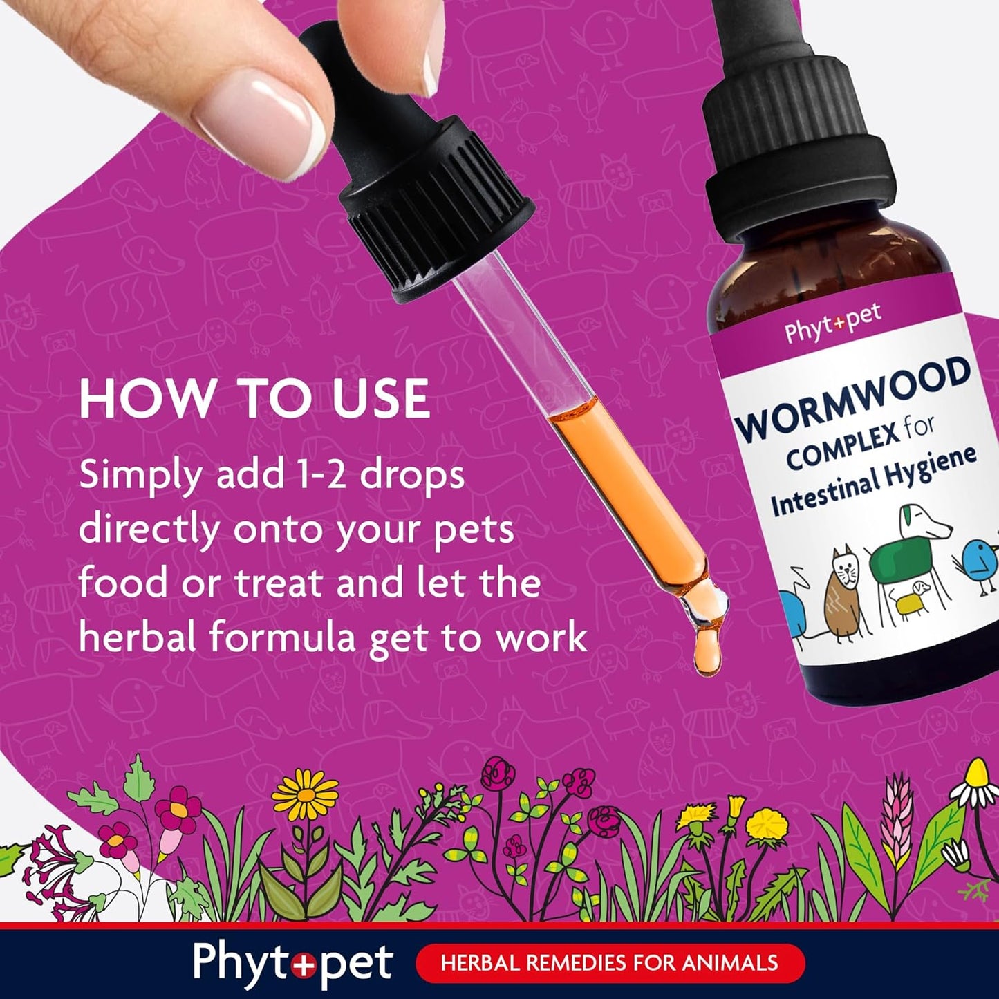 Phytopet Wormwood Complex - Natural Herbal Remedy for Intestinal Hygiene