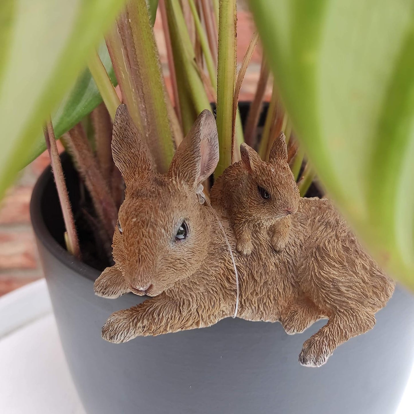 Vivid Arts | Mother & Baby Rabbit Plant Pal