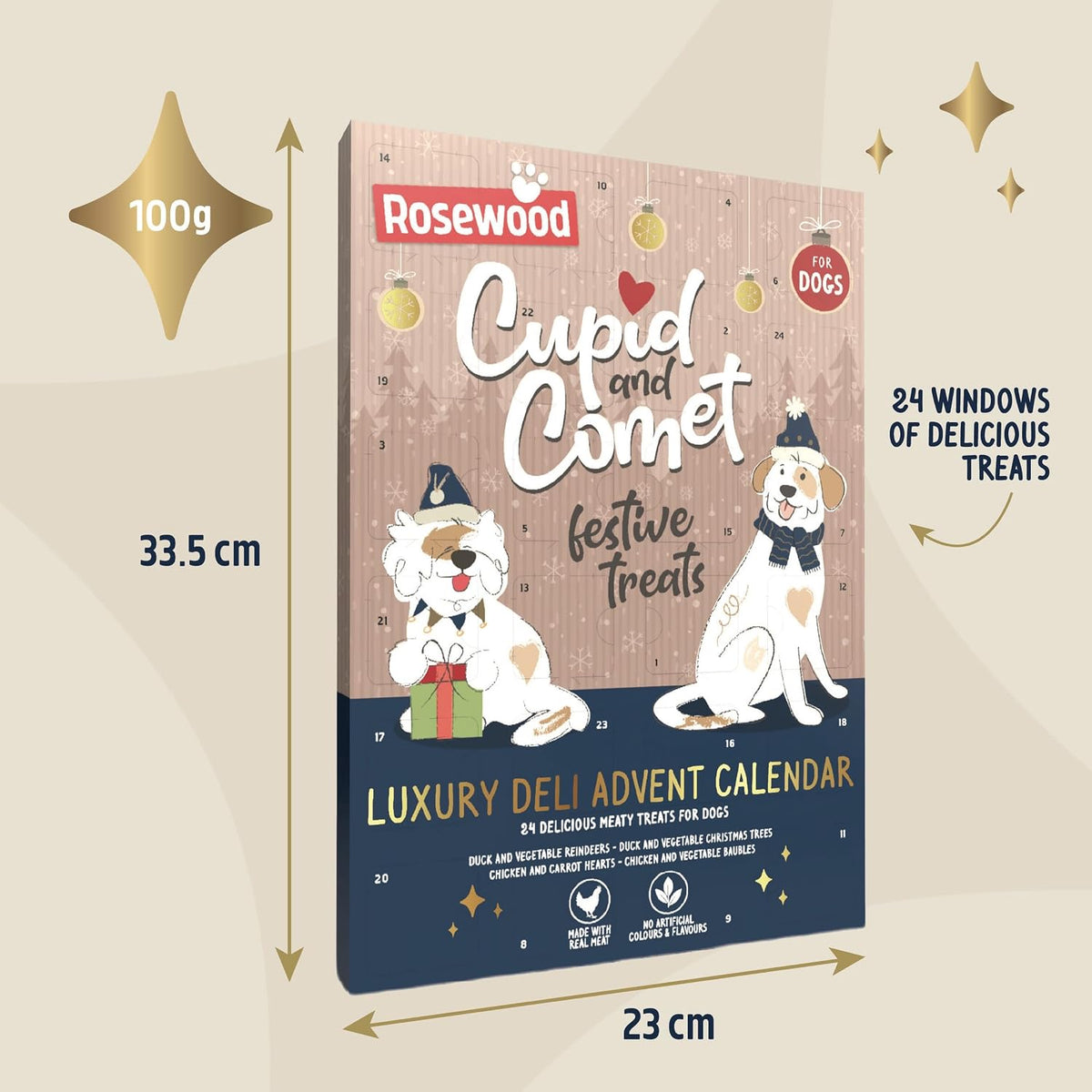 Rosewood Cupid & Comet Luxury Deli Dog Advent Calendar
