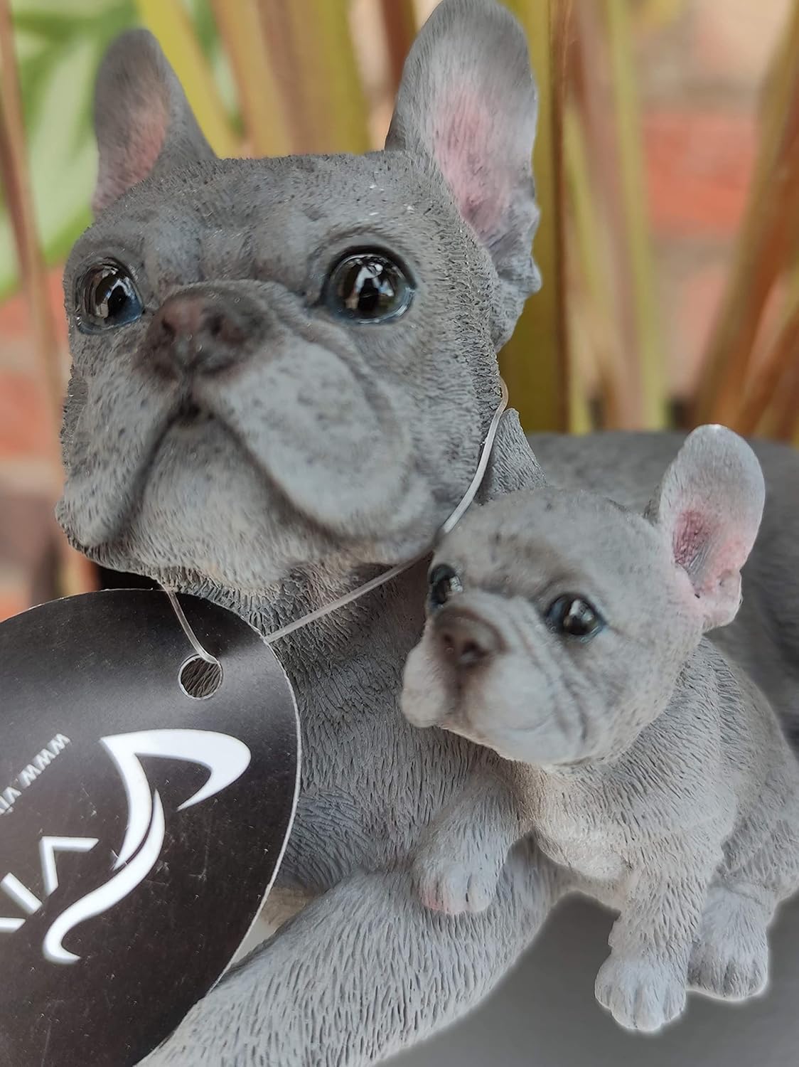 Vivid Arts | Blue French Bulldog with Pup Plant Pal