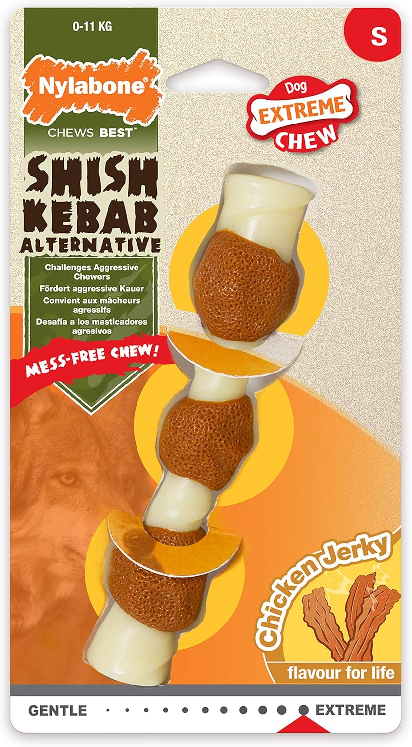 Nylabone Extreme Chew Specialty Shapes | Shish Kebab & Knot Bone