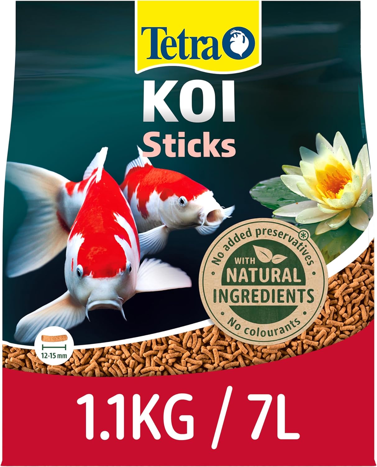 Tetra Pond Koi Sticks 1100g | Complete Daily Food for Koi
