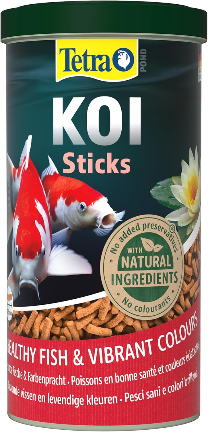 Tetra Pond Koi Sticks 140g | Complete Daily Food for Koi