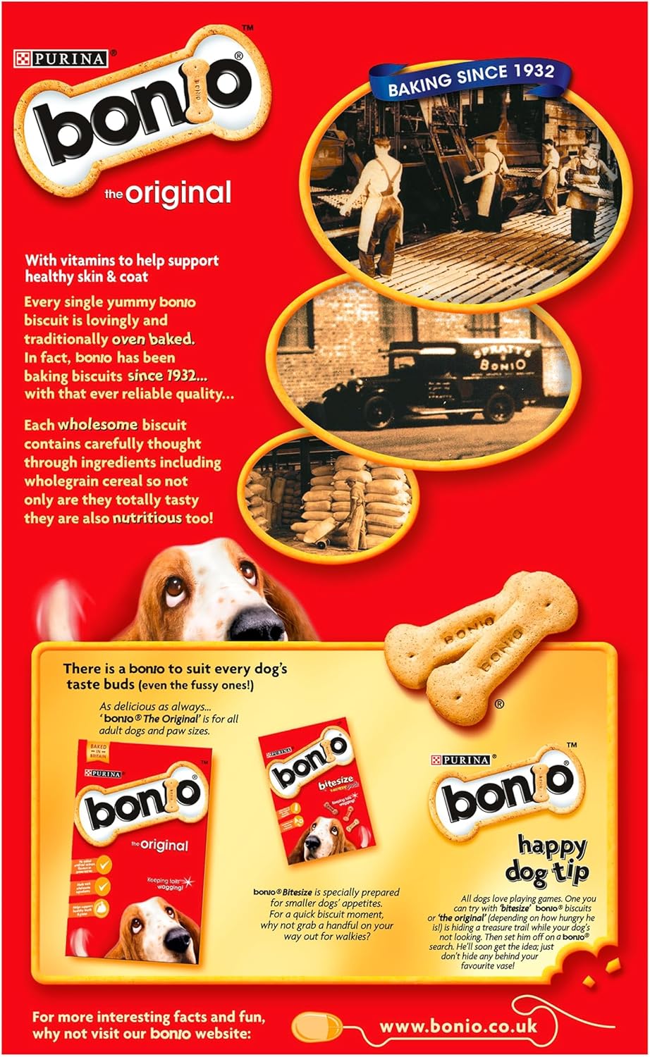 Bonio Dog Biscuits 🦴 Original & Chicken