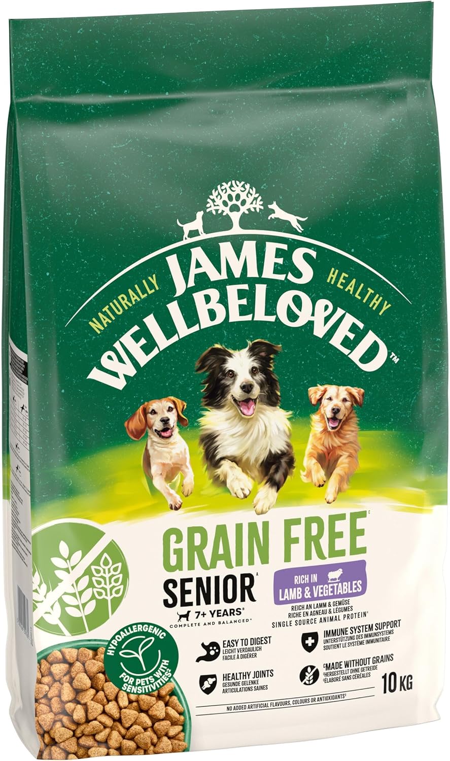 James Wellbeloved Senior Short Dated Dog Food - Chicken or Lamb CLEARANCE DEAL